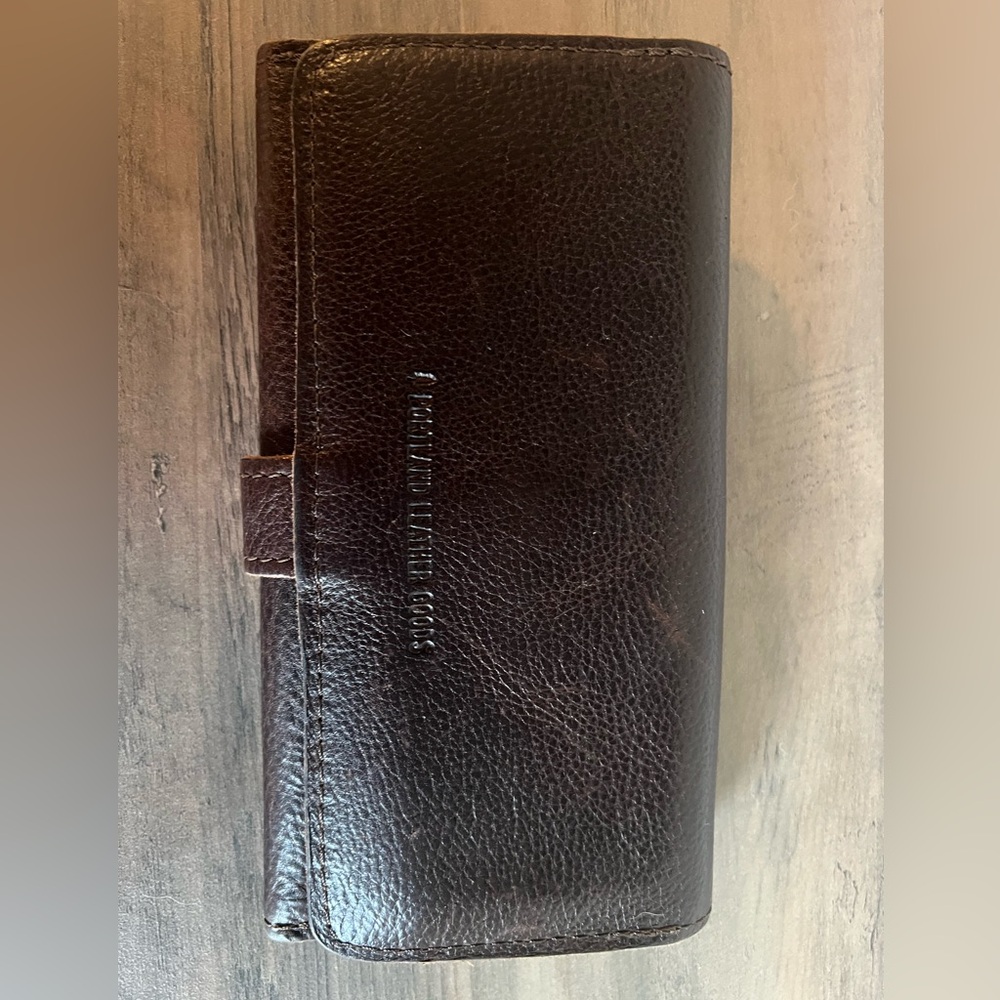 Portland Leather Coldbrew Trifold Leather Wallet